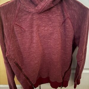lululemon athletica Maroon Zip Hoodie